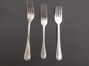 stainless steel forks