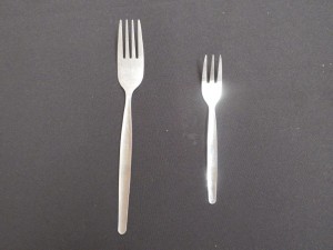 stainless steel forks