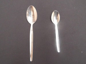 stainless steel spoons